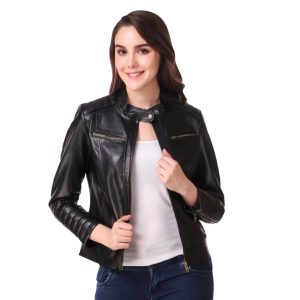 Women Leather Coat